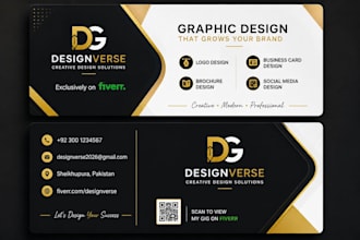 design business card and brand identity