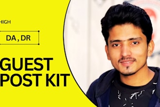 provide a premium guest post kit with high da DR websites