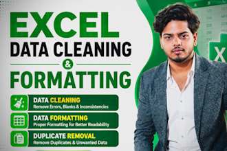 clean format and organize your excel data