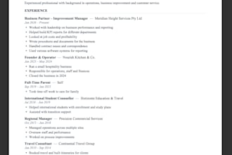 rewrite your resume and linkedin profile