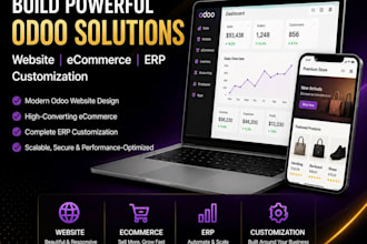 build odoo website  design development ecommerce and erp customization solution
