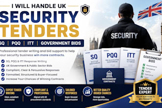 handle UK security tender sq pqq itt and government bids