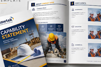 design construction capability statement for winning project bids fast