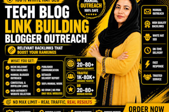 build tech backlinks via tech guestpost on high da tech sites to rank blog