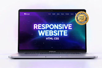 make responsive website in HTML and CSS