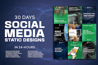 design your 30 day social media content grid