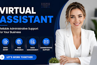 be your virtual assistant for data entry and personal admin