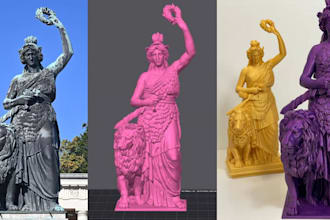 repair 3d scan stl file mesh cleanup 3d model for 3d printing stl modification
