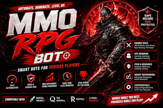 develop advanced game automation and anti cheat systems for mmos