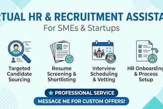 do recruitment and HR assistant work