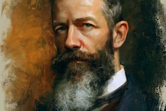 turn your photo into a timeless fine art oil painting portrait