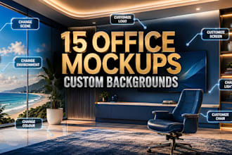 design professional zoom virtual backgrounds for video calls