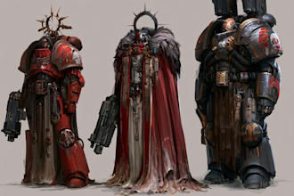 make a warhammer 40k character depending on your concept
