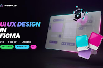 design a website or web app ui in figma