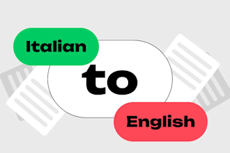 translate english to italian or italian to english