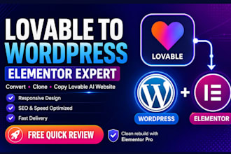 convert lovable ai to wordpress, lovable ai website, clone lovable ai website