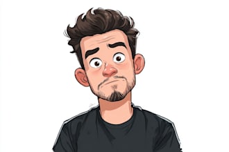 draw avatar big head cartoon caricature portrait