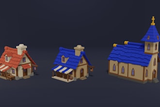create stylized 3d props and game assets in blender