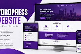 build a professional wordpress website from scratch