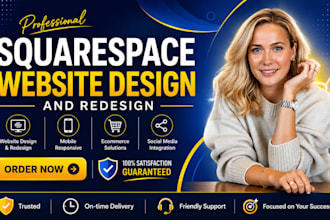 build squarespace website design, redesign sqaurespace, website development SEO