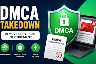 remove copyright infringing content with dmca takedown services