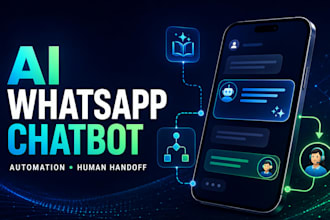 build ai whatsapp chatbot with automation and human handoff