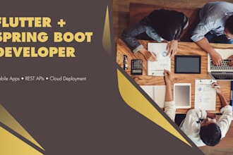 build your flutter app with spring boot backend and cloud deployment