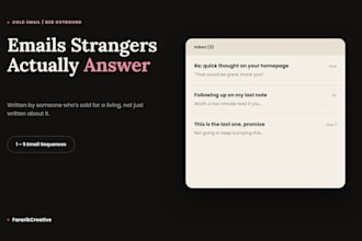 write cold email sequences that get b2b replies