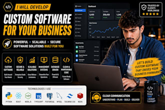 develop custom software for your business