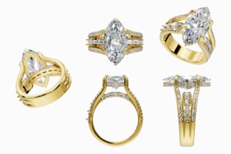 design custom 3d jewelry cad models from sketches