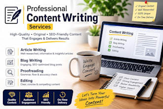 write and proofread clear and engaging content