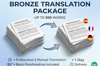 professionally translate english to spanish or any language