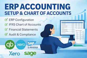 set up erp accounting system and chart of accounts
