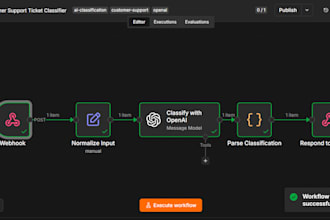 build an ai system that classifies support tickets