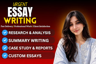 do urgent essay writing as an essay writer expert