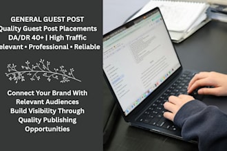provide guest posts on high da dr general blogs