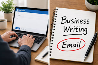 write professional business emails and vendor correspondence