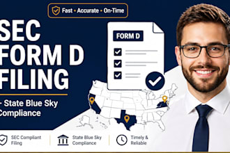 file your sec form d and state blue sky securities notices