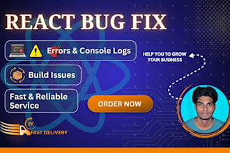 expert react js debugging and error fixing