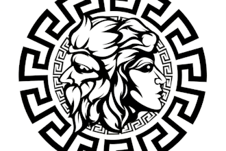 design amazing wonderful poseidon logo in 24 hours