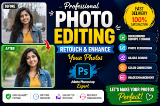 professionally edit, retouch, and enhance your photos