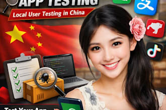 test your products and applications in china