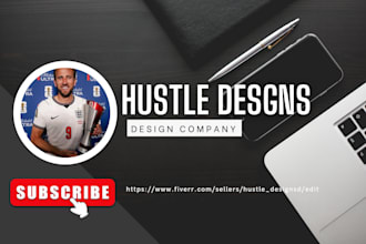 design a professional youtube banner and channel art