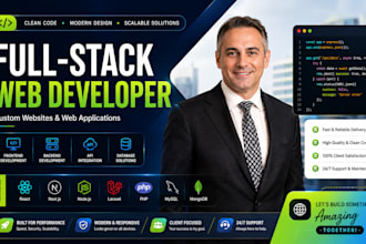 build website, website development, full stack developer, front end developer