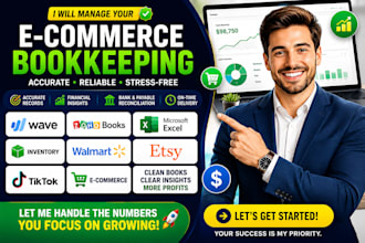 manage wave zoho books microsoft excel inventory ecommerce walmart esty tiktok