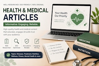 write clear and engaging health and medical articles