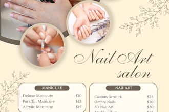 design professional barber shop posters design