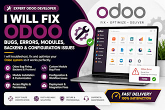 odoo bug fixing and troubleshooting