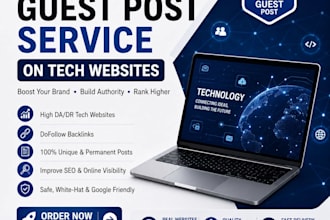 get you quality guest posts on technology websites