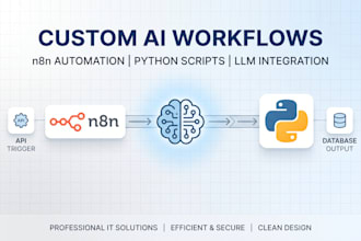 ai workflows on n8n or python